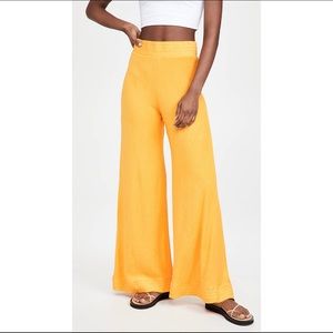 SIMON MILLER Loa Pants in Yolk Yellow Size XS
